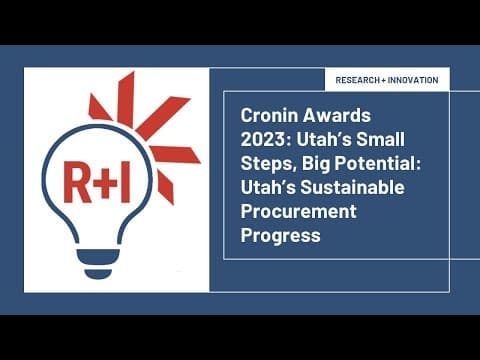 Small Steps, Big Potential: Utah’s Sustainable Procurement Progress